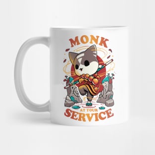 Monk's Call - Cute Cat Gamer Mug